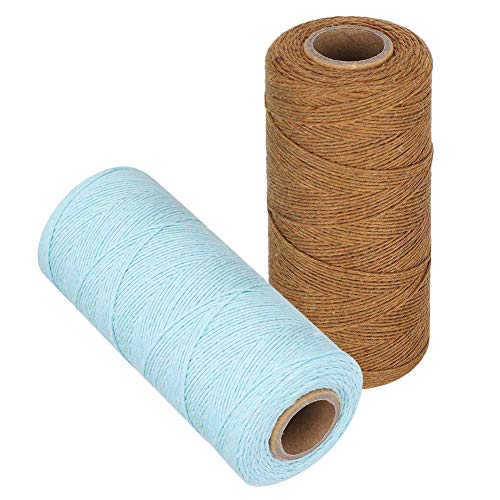Amonida AMONIDAHIC0Y8FEXN Pure Cotton Yarn, 2 Rolls 8/4 Warp Thread Knit Yarn 250M Tensile Resistant Weaving Loom Cotton Thread thumb #1