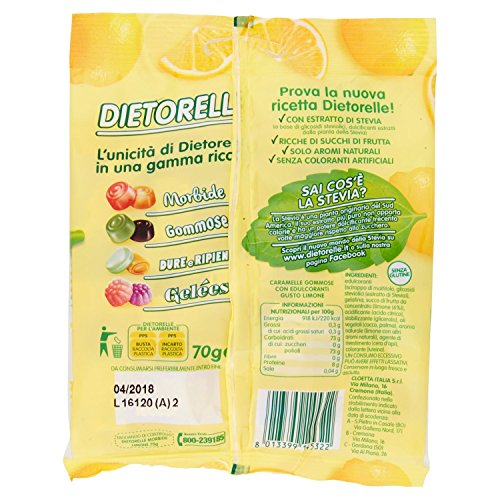 Dietorelle - Caramelle Morbide Vegan Limone