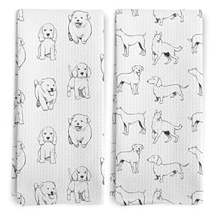 Dog Pet Kitchen Towels, Dog Kitchen Towels for Dog Lovers, Cute Dog Kitchen Towels Decorative Set of 2, Dog Lovers Gifts for Women, Dog Hand Dish Towels for Kitchen Bathroom Decorative Dog Pet Kitchen Towels Dog Kitchen Towels for Dog Lovers Cute Dog Kitchen Towels Decorative Set of 2 Dog Lovers Gifts for Women Dog Hand Dish Towels for Kitchen Bathroom Decorative