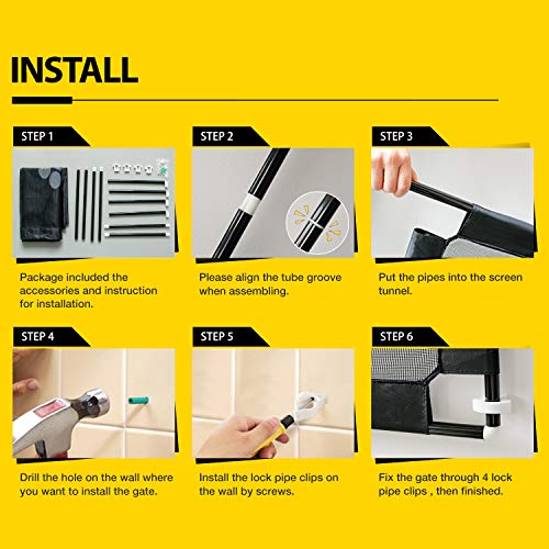 image for NAMSAN Mesh Pet Gate 39.3