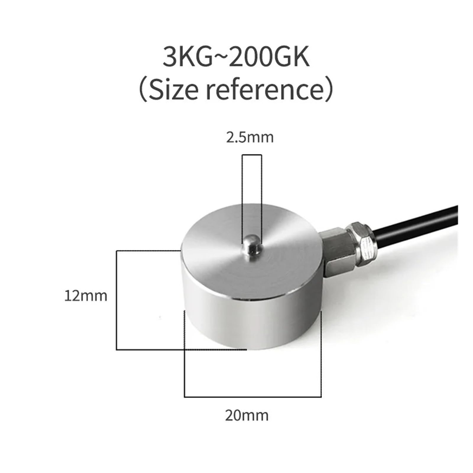 Sensor de alta precisión de celda de carga de 20/26 mm