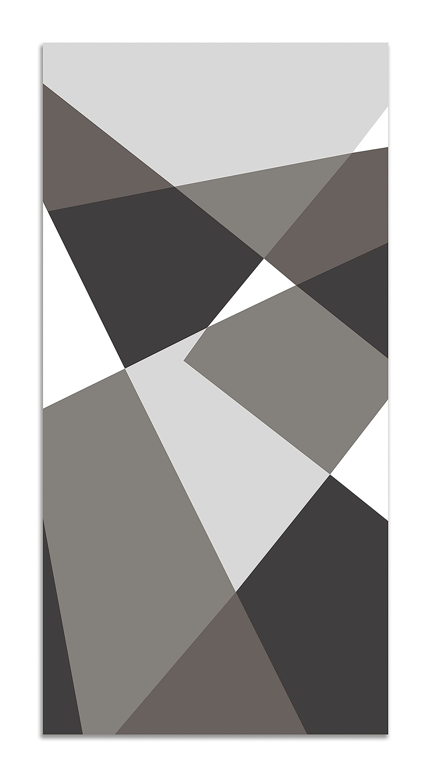 Panorama Alfombra Vinílica Cocina Salón - Varios Tamaños - (Geometría Abstracta Gris 140x200 cm)