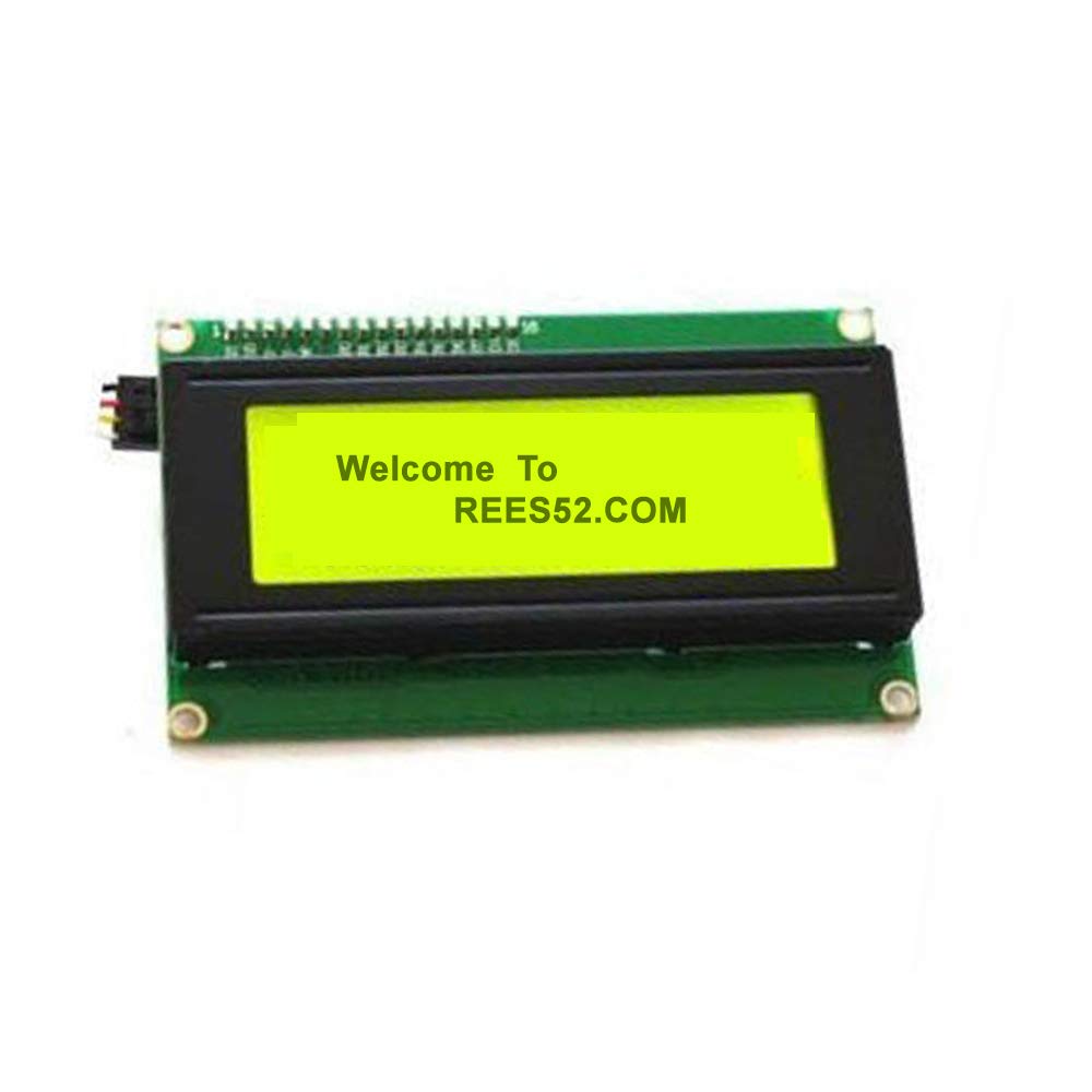 REES52 IIC / I2C 2004 204 20 x 4 Character LCD Display Module Yellow Green 5V (B01IKSLEM6) Amazon Price History, Amazon Price Tracker
