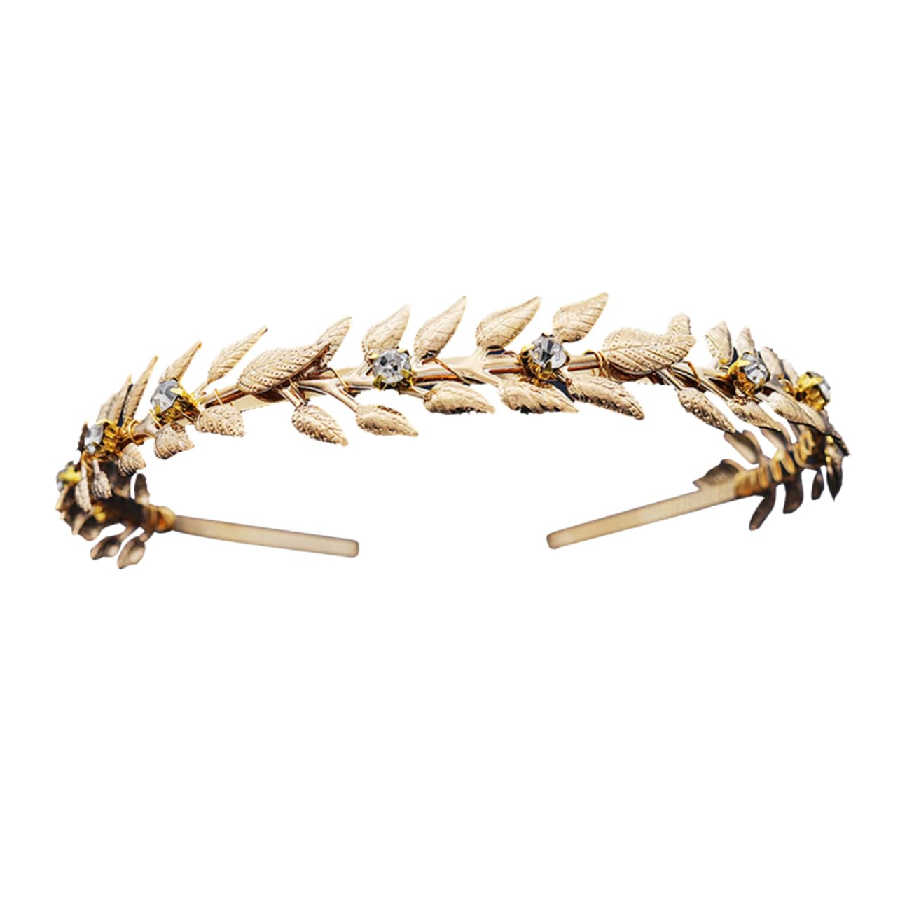 TOVINANNA Floral Crown Hair Pieces for Women Vintage Leaf Headband Wedding Headdress