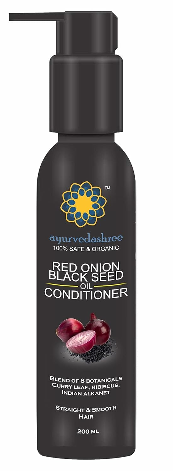 Botanical Conditioner - Red Onion, Black Seed, Argan, Coconut, Neem, Hemp, Amla & Aloe Vera | Deep Conditioning for Dry, Thin & Damaged Hair | 200 ML - 6.76 fl oz