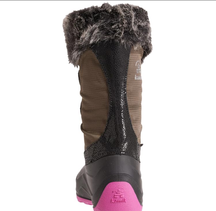 Kenric Girls' Pewter Boots with Winter Lining, 3 Winter Boots3