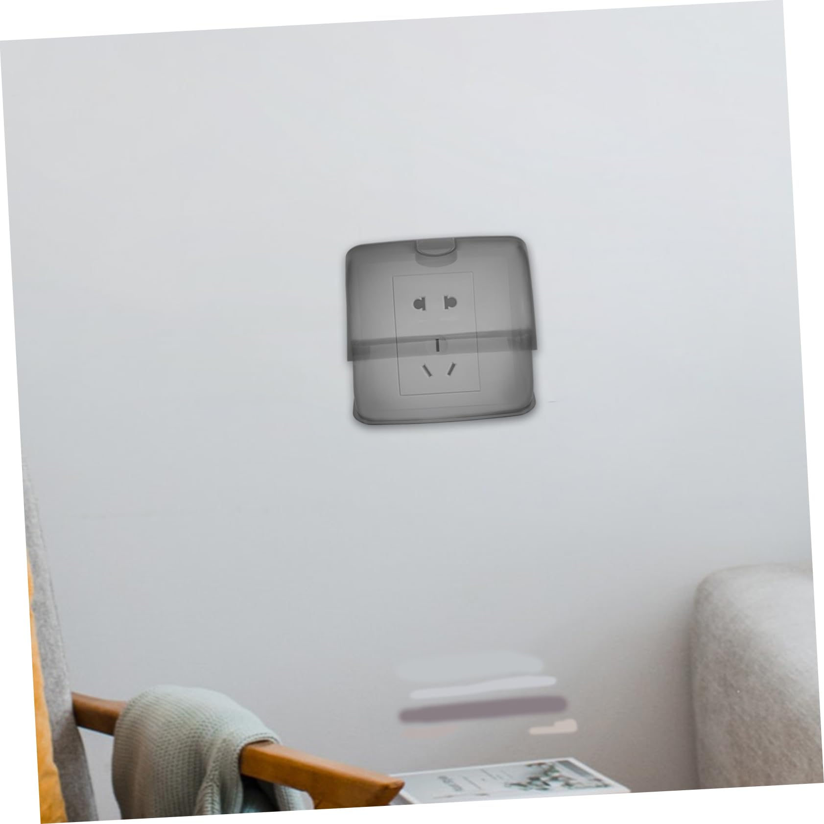 SOLUSTRE 5stücke Outlet Cover Box Wasserdichter Stecker-schutz Für Außen Und Badezimmeranwendungen Installieren Und Schützt Vor Wasserschäden Einsetzbar
