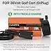 ELEUPFS 18 Amp 36 Volt Golf Cart Battery Charger, Compatible with EZGO TXT Golf Carts, 3-Year Warrnaty, Compatible with Powerwise D Style Plug, 4-6H Full Charge with Trickle Charge