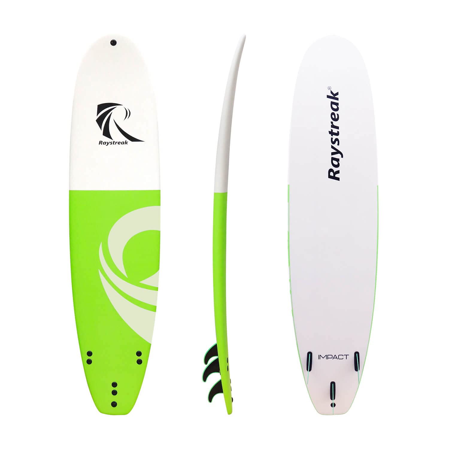 Raystreak 7'2 Soft top Surfboard 7ft 2 inches Soft Surf Board