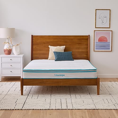 Linenspa 8 Memory Foam & Spring Hybrid Mattress