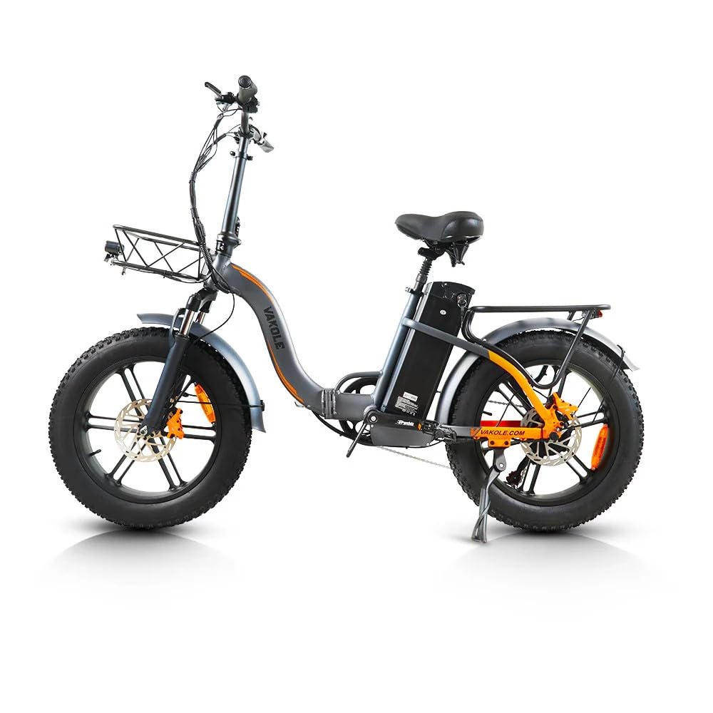 Y20 Pro E-Bike Klapprad Elektrofahrrad mit 48V30Ah Akku Bis zu 150KM | 20x4.0 Zoll, 250W Heckmotor, 7 Gang Schaltwerk, Tiefeinsteiger Fatbike Citybike für Damen u. Herren