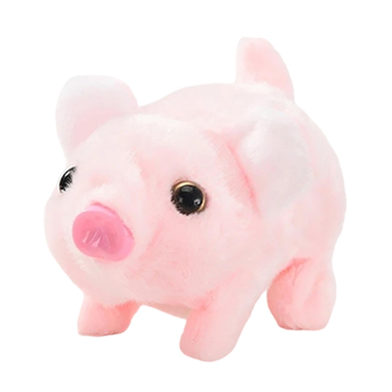 Amazon.co.jp: 2セット電動ぬいぐるみ豚のおもちゃ 鮮やかで可愛い