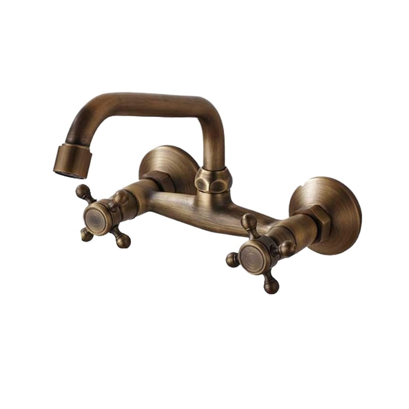 Mitigeur mural eau chaude froide avec bec rotatif 360 pour lavabo