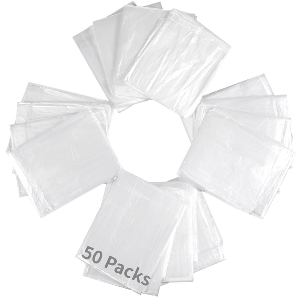 Sacs jetables en plastique pour envelopper le corps, couverture de sauna, 213 x 119 cm, lot de 50