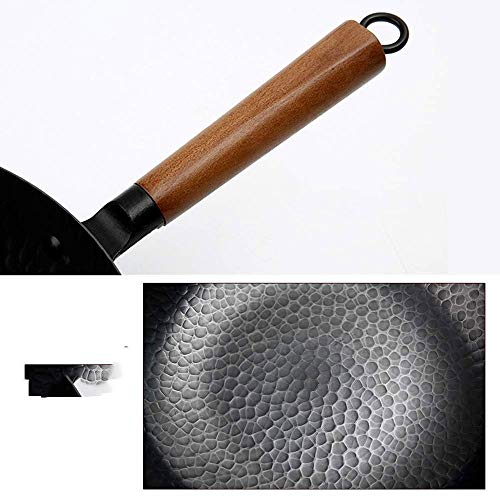 Wok pan de hierro fundido con tapa y accesorios miniatura 5
