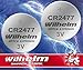 Produktbild 2 x CR2477 WILHELM Lithium Knopfzelle 3V 1070 mAh ø24 x 7,7 mm Batterie DL2477