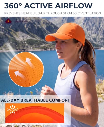 Image of Home Prefer Reflective Water Repellent Quick Dry Airy UPF50+ Sun Hat for Men Women Outdoor Sports Baseball Caps Unisex