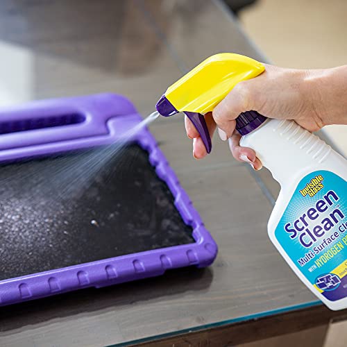Image of Invisible Glass 92013-4PK Screen Clean Multi-Surface Cleaner for Phones, Tablets, Laptops, Monitors, Screens, TVs, Electronics, Eyewear, and More, Safe on Delicate Surfaces, 16 Fl Oz, Pack of 4