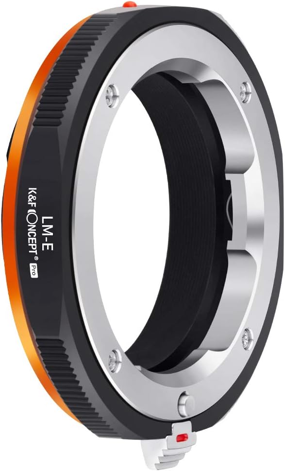 K&F Concept Lens Mount Adapter Compatible for Leica M Lens to Alpha Nex E-Mount Camera Body with Matting Varnish Design