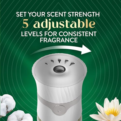 Air Wick Vibrant Plug In Scented Oil Refill, Infused with Essential Oils, Plug In Air Fresheners for Home, Cotton & White Lotus, 4 ct - image 8
