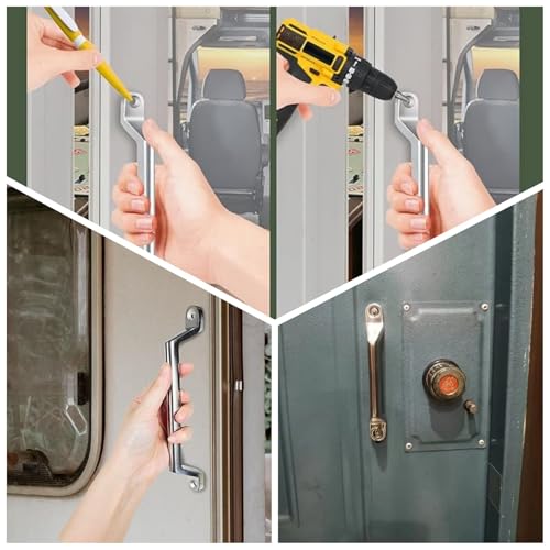 Image of Heavy Duty 304 Stainless Steel Door Handle, Metal Handle armrest bar, Suitable for Ships, RVs, chests of Drawers (Hole Centers: 3-1 /8in(80mm)-1PC)