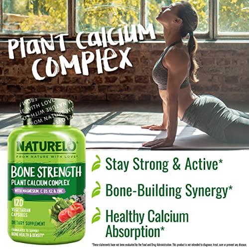 Naturelo BONE-STRENGTH-120 Calcium Supplement - Bone Strength thumb #5