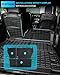 Dattumar Cargo Mat Compatible with 2018-2025 Jeep Wrangler JL 4x4 4-Door Trunk Mat Cargo Liner All Weather Back Seat Cover 2024 Wrangler JL 4x4 Accessories (2018-2025 JL 4x4,Trunk Mat+Backrest Mats)
