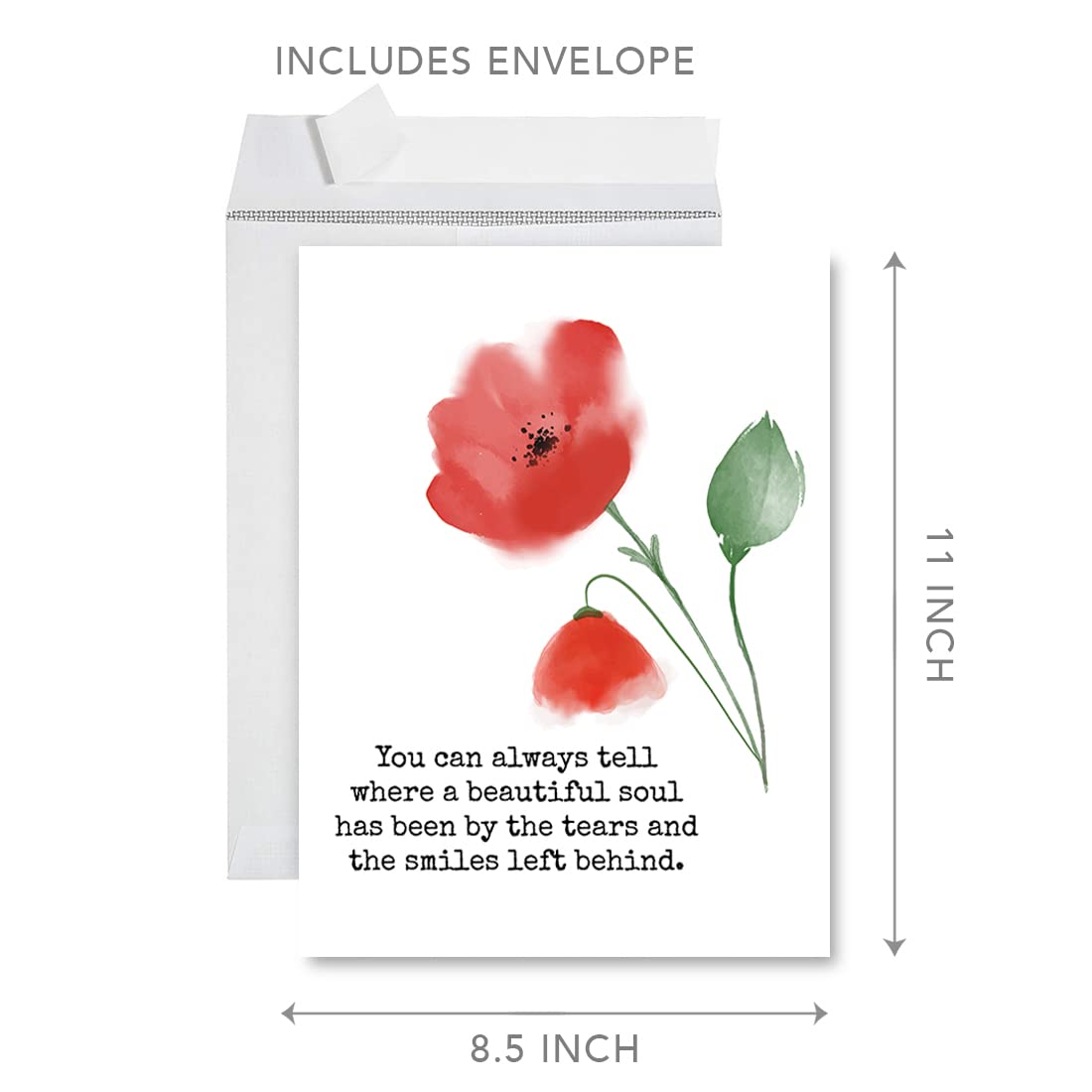 Amazon.com : Andaz Press Jumbo Sympathy Card with Envelope