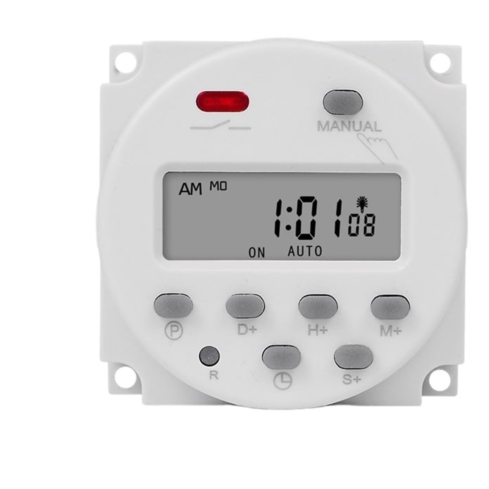 12V 24V 110V 220V Digital Timer Switch 7 Days Weekly Programmable Relay Programmer(12V)