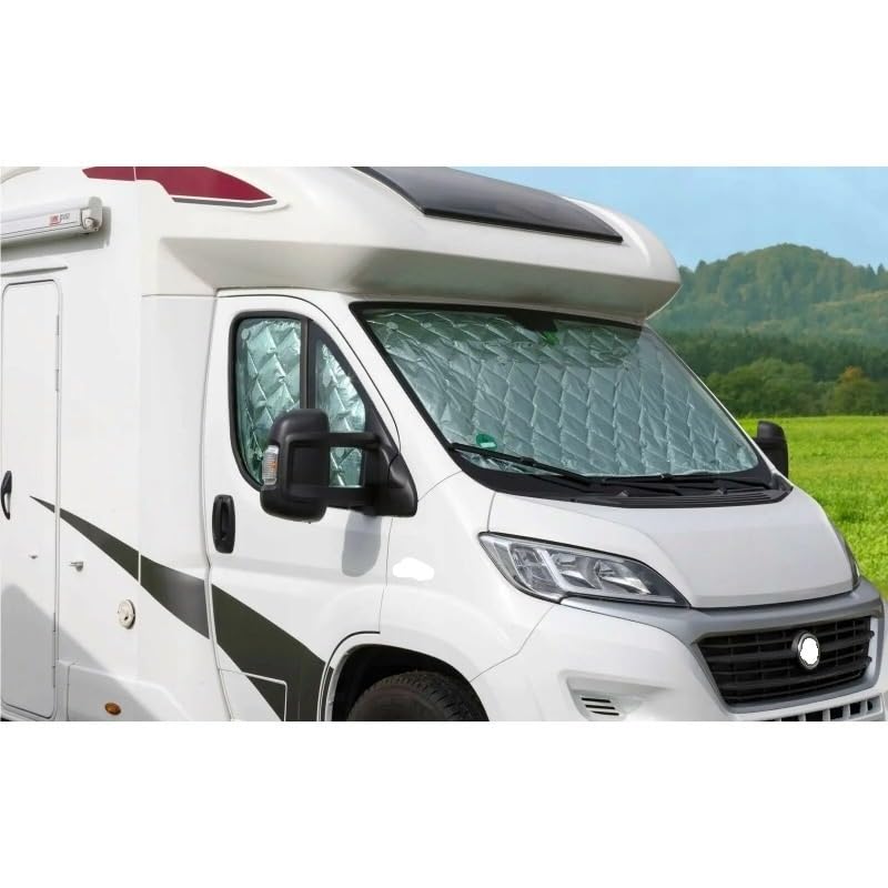 Rideau Voiture, Rideau Occultant Voiture Pare-Soleil De Utilisation Adaptée pour Fiat Ducato 2006-2022, Stores Thermiques Internes 7 Couches, Pare-Brise, Accessoires D'intérieur