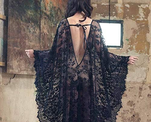 YouKD Dames Lange Kimono Maxi Bohemian Jurk Strand Coverup
