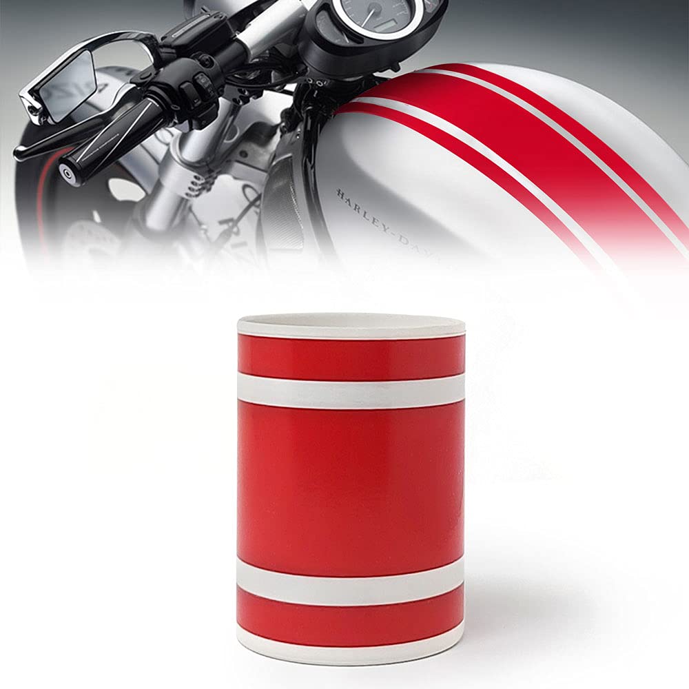 Stripes Bike R Triple for Motorcycle, Red, 120 x 2 mt