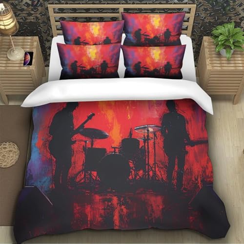 Housse de couette 200x200 musique pour lit double enfant - 5