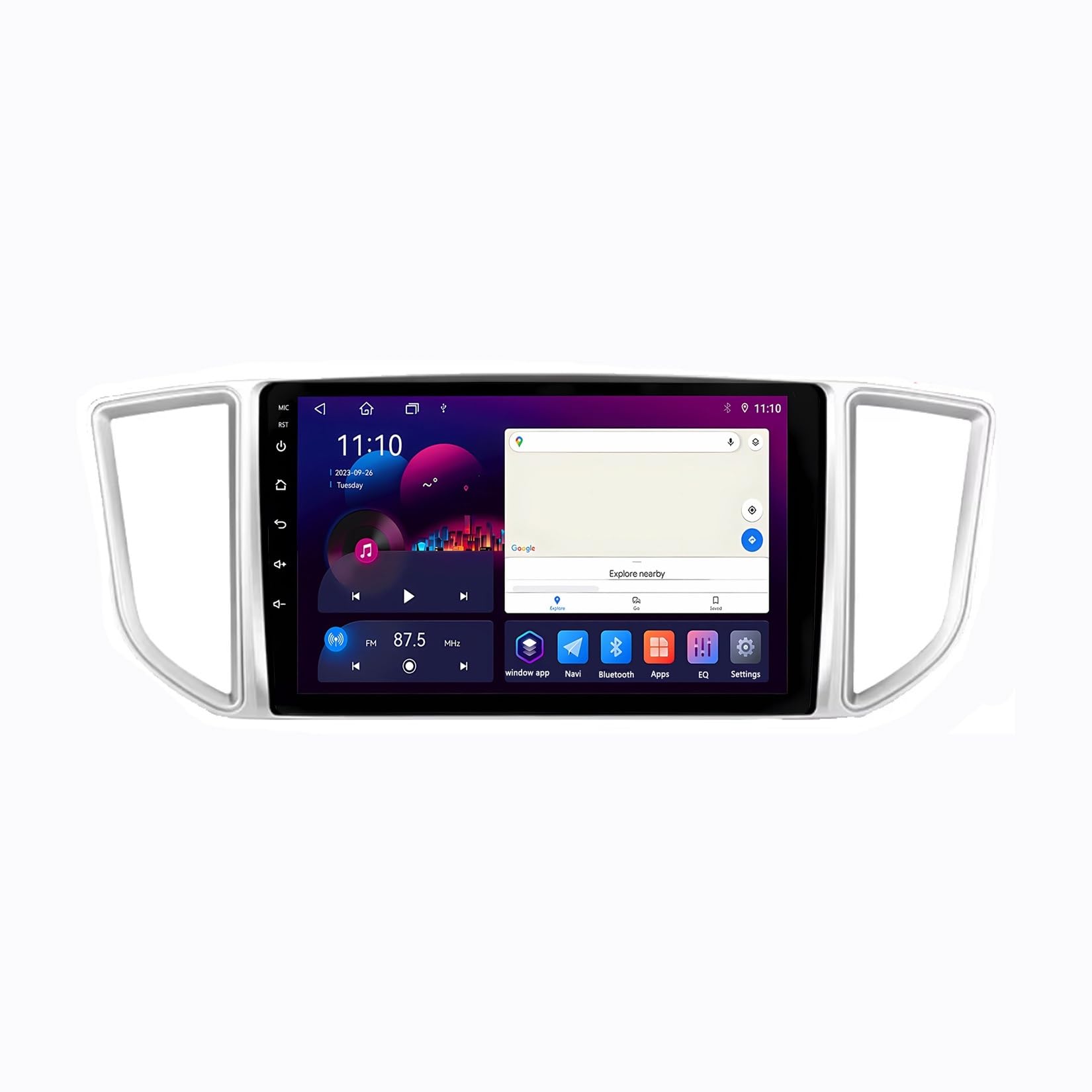 Ekran Carplay dla Dongfeng Forthing M5 2018-2022 Z Kamerą Cofania, Mirror Link, Sterowaniem Głosowym I Radiem Fm, 8 Rdzeń 6G+128G