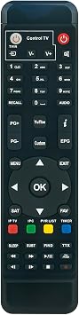 Replace Remote Control Fit for FreeSat GTmedia V8,Super V8,Golden