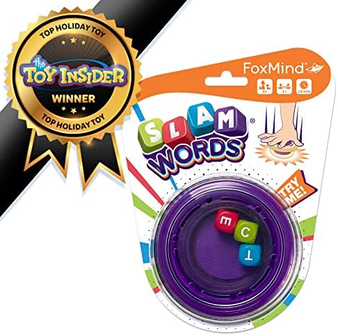 FoxMind Games: Slam Words, Easy to Learn, Interactive, Family, Fun Social Game, Easily Portable, Play Anywhere on The Go, Made for 2 or More Players, for Ages 8 and up 7 51wh9AEfDcL. AC