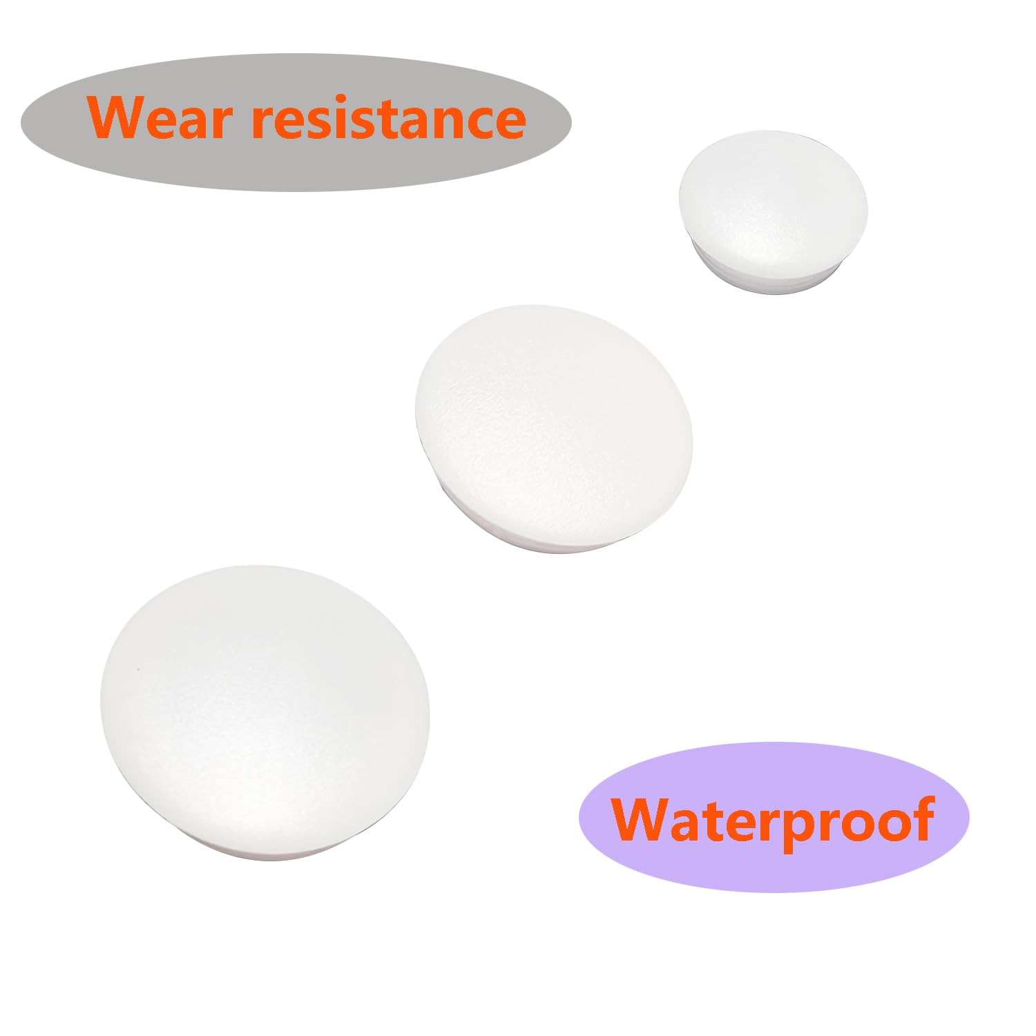 Feltrini Autoadesivi Per Mobili - 21 Pezzi, 30x30mm, Nero, Spessore 3.5mm - Foto 4