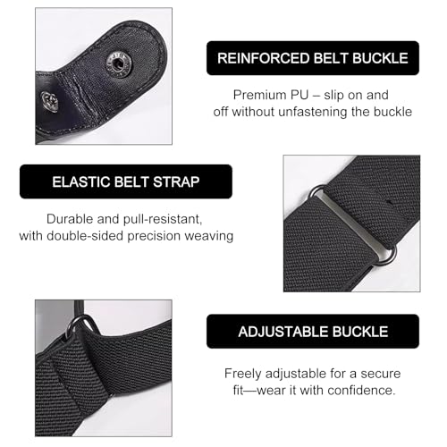 No-Buckle Stretch Invisible Belt for Men and Women – Elastic Belt for Jeans and Pants4