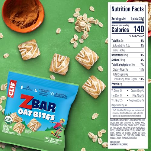 Zbar Oat Bites - Iced Oatmeal Cookie - Pack de 3 miniatura 2