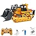 Charge de la Batterie, 1:24 9CH Multifonctionnel RC Crawler Bulldozer avec Léger Camion D'ingénierie Électrique Pelle Lourde Jouets Cadeaux pour Enfants (1032)