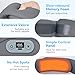 MUSE RELAX Cervical Traction Device for Neck Pain Relief, Neck Stretcher with Stepless Height Adjustment and Electric Air Pressure, Built-in Heating Neck Brace Portable for Home/Office/Travel