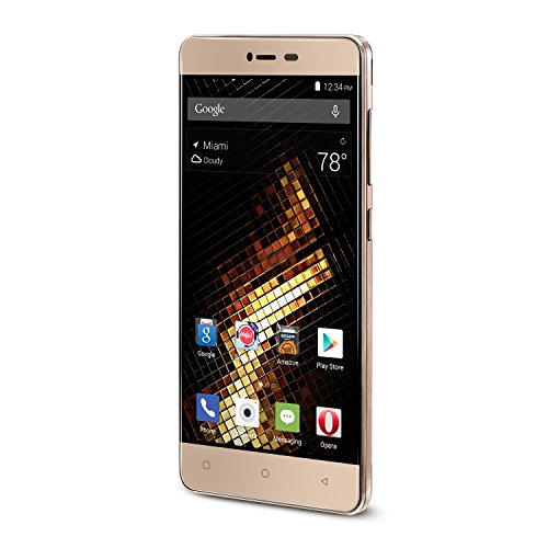 BLU Energy X 2-Factory Unlocked Phone, Retail Packaging, Gold (Canada Compatible) (Discontinued by Manufacturer)