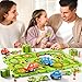 Beby Buty 48PCS Puzzle Race Track Car Set Toys for Kids Boys, Floor Puzzle Car Tracks for Boys Ages 3-5 4-6, Toddler Toys Gifts for 3 4 5 Year Old Kids, Ideal 3 4 5 6 Year Old Birthday Gifts