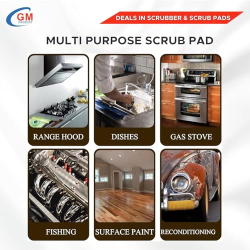 Image of Non-Scratch Foam Scrub Pad | 24 Pcs | Kitchen Cleaning & Crookery- Scrub Sponge, Scrub Pad (Regular,Pack of 24)