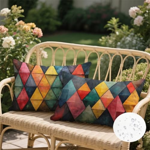 Housse de coussin 50x80 imperméable avec fermeture éclair cachée - 3