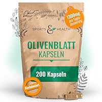 Olivenblattextrakt Kapseln – 200 Olivenblatt Kapseln mit 650mg – olive leaf extract – Olivenblätter