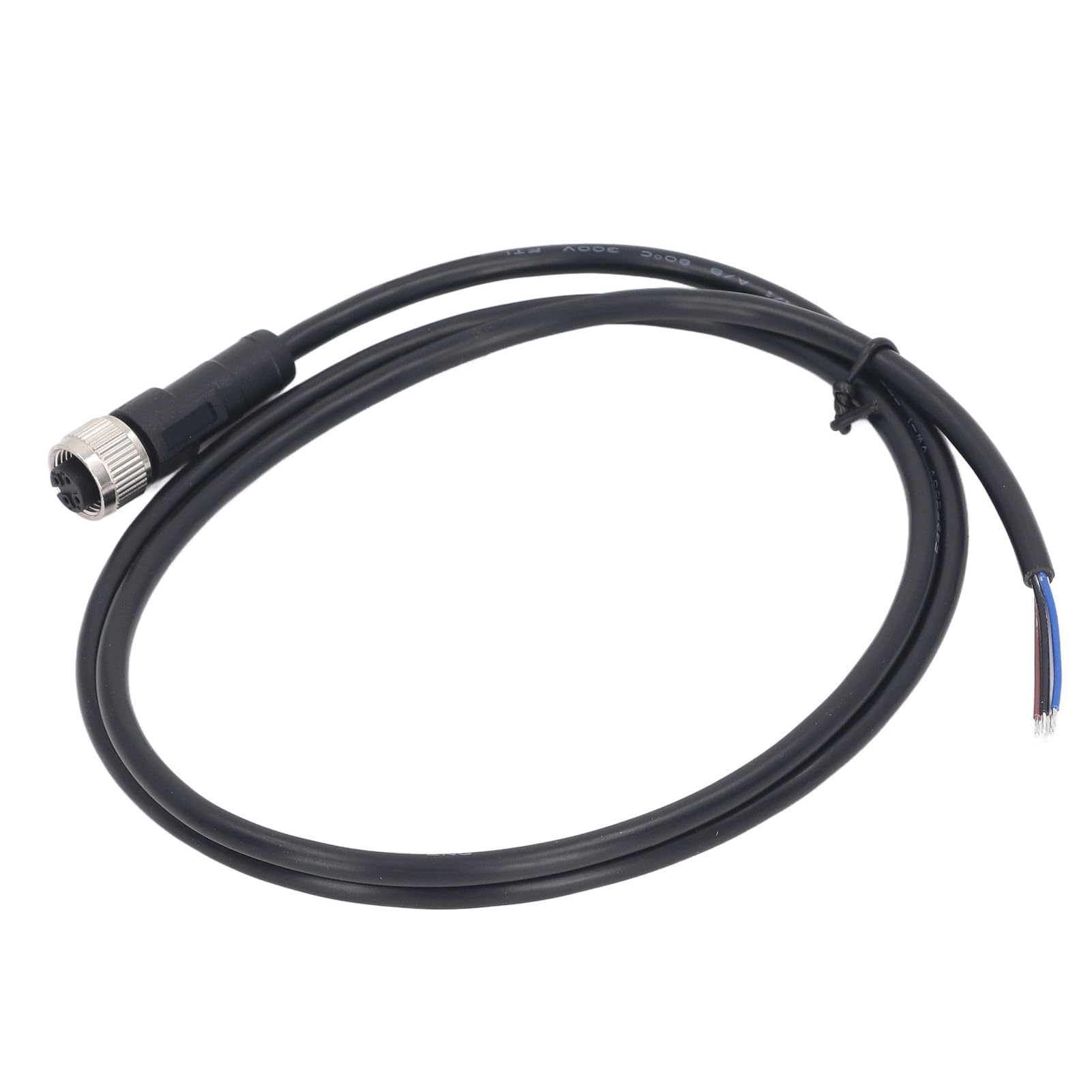 Câble M12 Femelle 4 Pôles, 1 Mètre, Codé A, étanche IP67 - Pour Capteurs, Automatisation Industrielle - 7