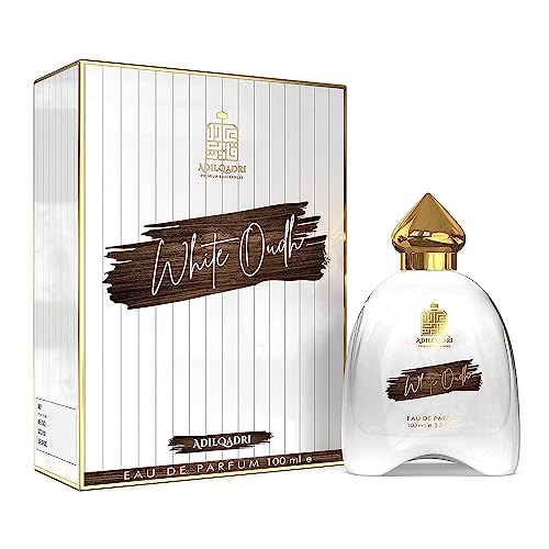 Image of Adilqadri White Oudh Perfume for Men | Strong Masculine Woody Oudh Fragrance | Long-Lasting Eau De Parfum | A Blend of Delicate Oudh & Fresh Florals | 100ml