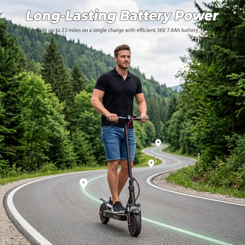 Image of Electric Scooter - Electric Scooter Adults, 1200W /1000W /500W Motor, 28 /24 /21 /18 MPH Top Speed,28 /21 Miles Max Range, APP Control, Double Braking Systems, 10 inch /8.5 inch Tire, Foldable E-Scooter