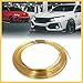 REPAIROCK Gold Tone U-Shaped Trim Strip Car Door Edge Scratch Guard Protector 12M Auto Replacement Parts